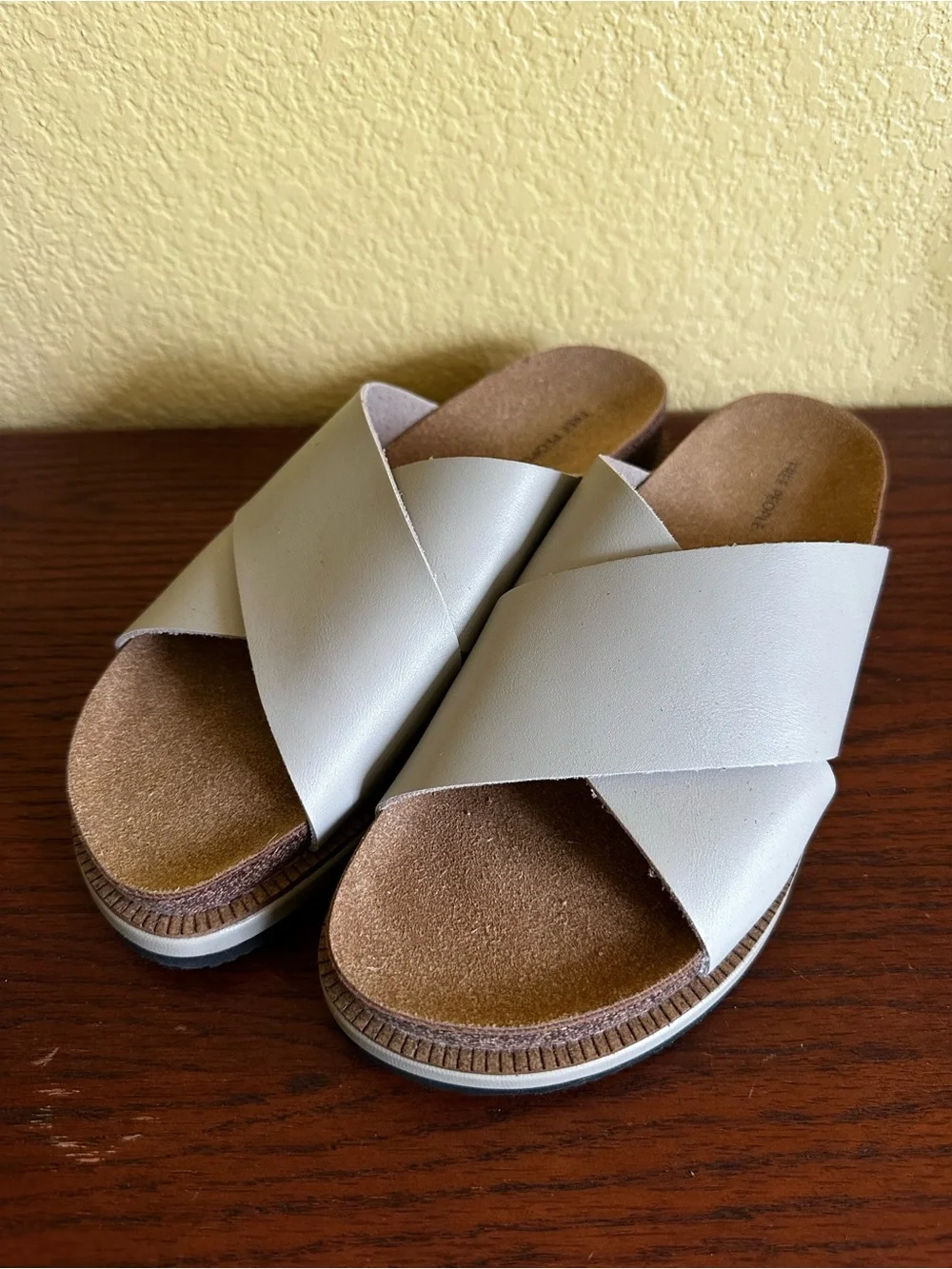 Free people sidelines footbed sandal